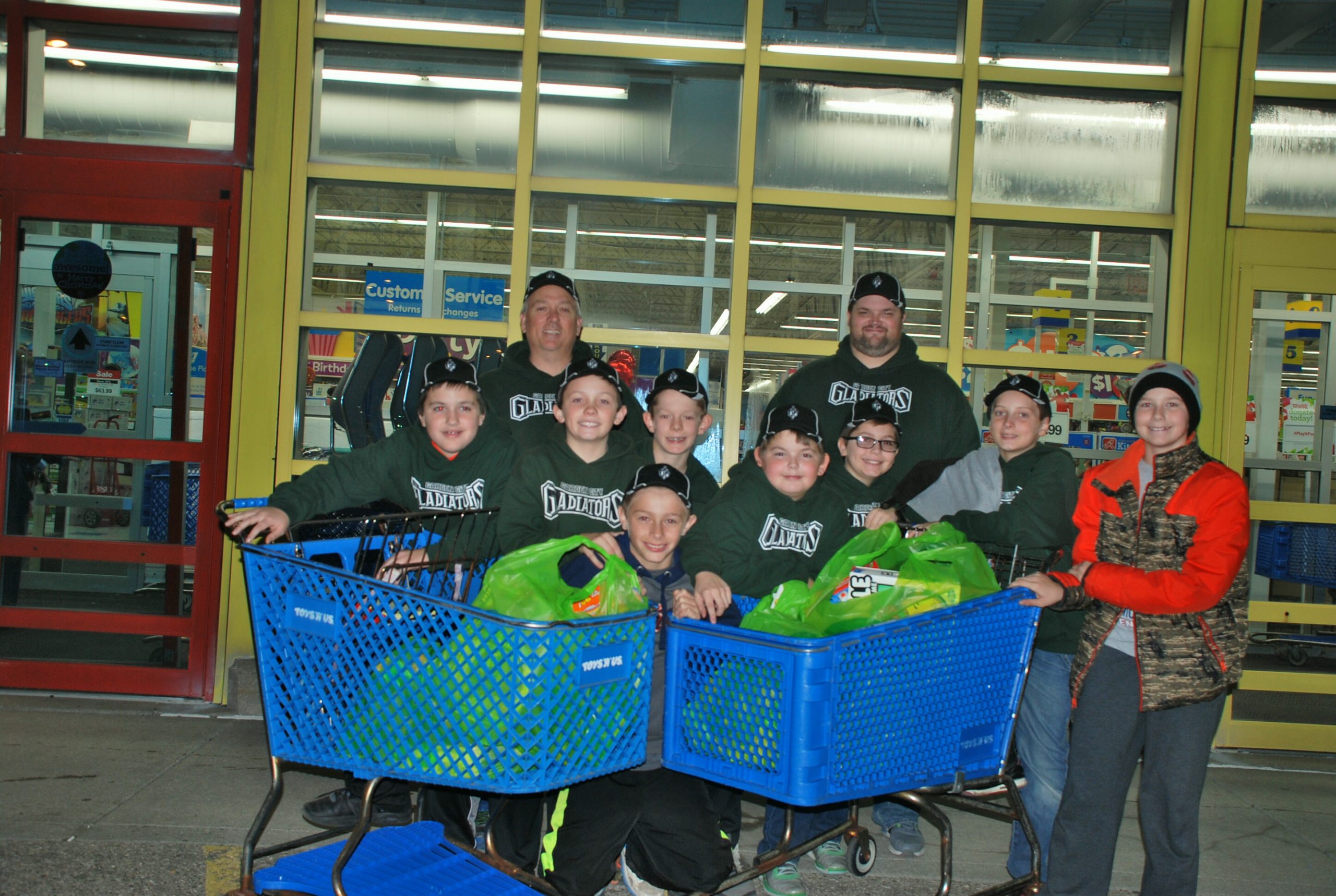Westland Gladiators Baseball Team Hosts Holiday Event for Orchards